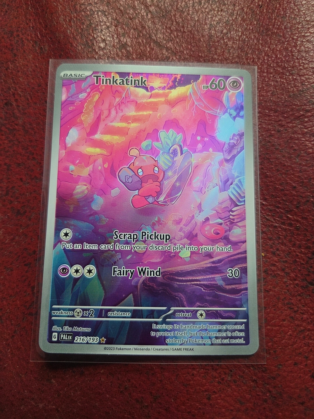 Pokemon Tinkatink Illustration Rare – Near Mint